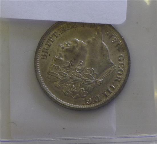 George III 1816 shilling